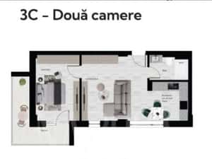 Apartament 2 camere de vanzare in Baile Felix, Cordau