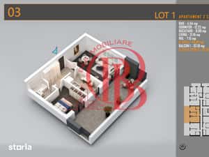 Apartament 2 camere cu terasa-Titan Pallady Metrou Teclu — miniatura 4