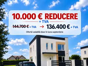 Casă la cheie Hemeiuș | Stil mediteranean | 140 mp