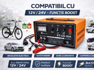 Redresor Auto Profesional King Tools 12V 24V — miniatura 4