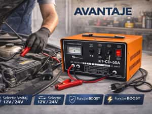 Redresor Auto Profesional King Tools 12V 24V — miniatura 5