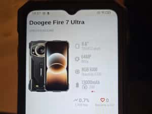 Telefon Doogee Fire7 Ultra Nou sigilat (Soft Andoid 15 Samsung) — miniatura 5