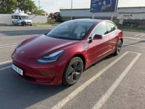 Tesla Model 3 long range 2019 interior alb premium — miniatura 2