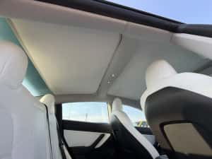 Tesla Model 3 long range 2019 interior alb premium — miniatura 9