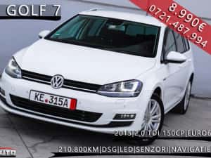 Vw golf VII 2.0 diesel euro 6 150 cp 2015 cutie dsg xenon navi