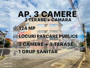 Ap. 3cam. | Valea Aurie | 124mp | 2 Terase | Vedere Panoramica | VIDEO — miniatura 3