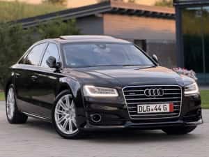 Audi A8 ( Long - Exclusive )” Night Vision/Head Up Display/SoftClose/Camere360/Matrix/Perne/Bose/Padele/Ventilație/Masaje/Distronic,Lane,Side Assist