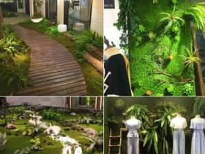 Covor panou verde aspect natural muschi 1mx1m — miniatura 10