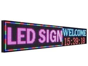 200x40 CM Firma luminoasa LED RGB +temperatura Caseta reclama exterior — miniatura 6
