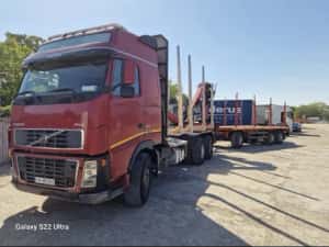 Camion forestier   Volvo FH16  si Remorca Schwartzmuller 3 axe — miniatura 6