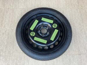 Roata Rezerva Slim Audi R19 5x112 - Continental T125/70R19 — miniatura 2