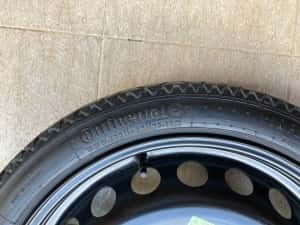 Roata Rezerva Slim Audi R19 5x112 - Continental T125/70R19 — miniatura 6