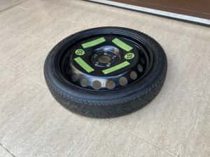 Roata Rezerva Slim Audi R19 5x112 - Continental T125/70R19 — miniatura 7