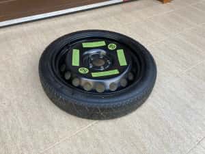 Roata Rezerva Slim Audi R19 5x112 - Continental T125/70R19 — miniatura 8