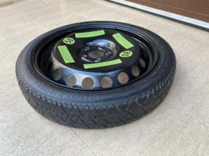 Roata Rezerva Slim Audi R19 5x112 - Continental T125/70R19 — miniatura 9