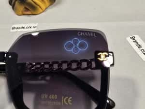 Ochelari de soare Coco Chanel, negri, 9007, made in Italy — miniatura 3