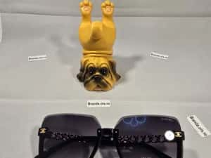 Ochelari de soare Coco Chanel, negri, 9007, made in Italy — miniatura 7