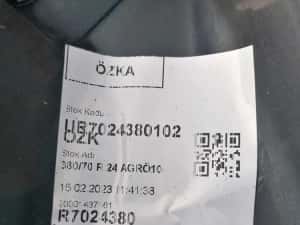 Anvelopa agricola Ozka, 380/70 R24 (radial) — miniatura 4