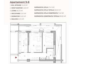 Apartament 2 camere, 82.62mp, ansamblu 0% Comision Achizitie — miniatura 3