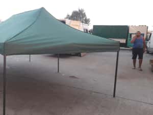 Pavilion cort foisor pliabil gradina camping 3m x 6m  CALITATE FACTURA — miniatura 8