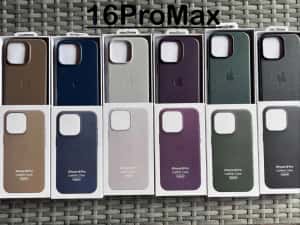 Huse piele Leather MagSafe iPhone seria 18/17/16/15/14/13/12 — miniatura 3