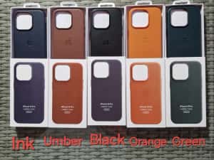 Huse piele Leather MagSafe iPhone seria 18/17/16/15/14/13/12 — miniatura 7