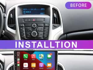 Navigatie Android Opel Astra J CARPLAY + Camera Marsarier — miniatura 3