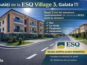Ap cu 2 camere, parter + curte proprie, Tip 3, ESQ Village3 GALATA — miniatura 4