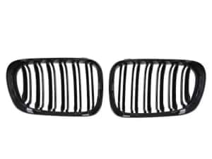 Set 2 grile duble M negru lucios BMW Seria 3 E46 NFL 1998-2001 — miniatura 7