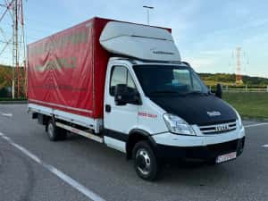 Iveco Daily Prelată Lungă 5.55 m lungime Cub Lift Obloane Basculabil 35c15 50c15 c17 Mercedes Sprinter 519 518 418 419 VW LT Crafter Renault Ford Fiat — miniatura 1