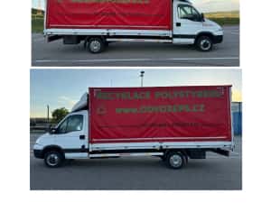 Iveco Daily Prelată Lungă 5.55 m lungime Cub Lift Obloane Basculabil 35c15 50c15 c17 Mercedes Sprinter 519 518 418 419 VW LT Crafter Renault Ford Fiat — miniatura 4