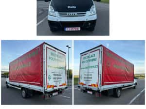 Iveco Daily Prelată Lungă 5.55 m lungime Cub Lift Obloane Basculabil 35c15 50c15 c17 Mercedes Sprinter 519 518 418 419 VW LT Crafter Renault Ford Fiat — miniatura 10