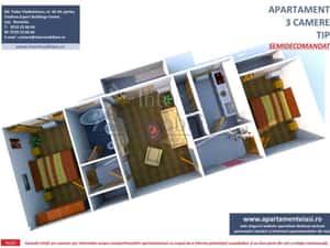 Apartament  3 camere Podu Ros , 65 metri, etaj 2 Cod:161169 — miniatura 4