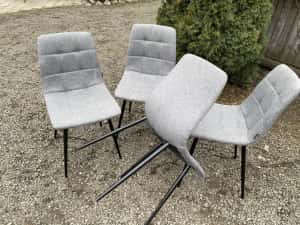 Scaune gri tapitate — miniatura 3