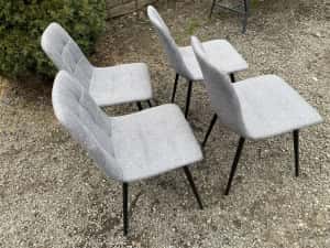 Scaune gri tapitate — miniatura 4
