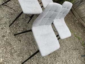 Scaune gri tapitate — miniatura 5