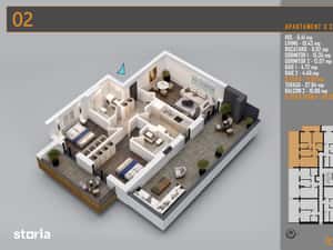 AP 3CAM DECOMANDAT + TERASA 40MP / BLOC PREMIUM. SCOALA BRAUNER! — miniatura 4