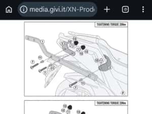 Suport GIVI top case Sym Adx 125 sigilat — miniatura 6
