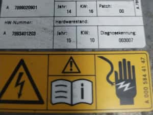 baterie hybrid mercedes-benz c-class (2015->) [w205] 2.2 hybrid 2017 — miniatura 3