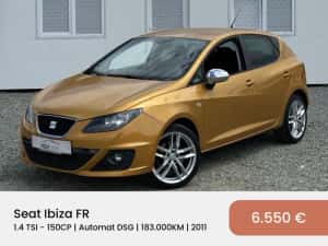 Seat Ibiza FR 1.4 TSI 150CP 2011 DSG 183.000KM  | RATE / TRANSPORT / NUMERE — miniatura 10