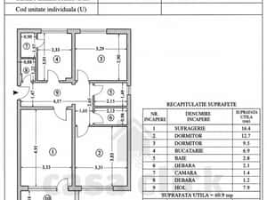 Apartament 3 camere decomandat, Mazepa 1 – zona Ancora — miniatura 3