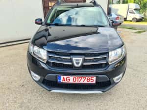 Dacia Sandero-Stepway Techroad-an 2014-0.9 Tce90-Rar efectuat-euro 5-navi-parc auto-nr rosii — miniatura 8