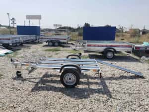 Vand remorca cu 1 axa sau 2 axe 750 kg noua, in Jud Braila — miniatura 4