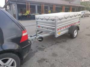Vand remorca cu 1 axa sau 2 axe 750 kg noua, in Jud Braila — miniatura 8