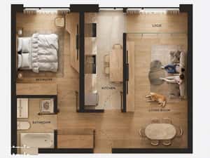 Apartament 2 camere | Finisat complet | Ansamblu premium