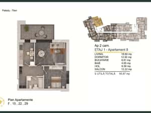 Theodor Pallady-Apartament 2 camere Loc de parcare Bonus — miniatura 4