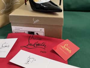 Pantofi Christian Louboutin piele naturala Full Box colectie noua
