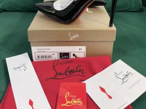 Pantofi Christian Louboutin piele naturala Full Box colectie noua — miniatura 2