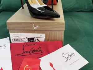 Pantofi Christian Louboutin piele naturala Full Box colectie noua — miniatura 3
