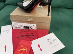 Pantofi Christian Louboutin piele naturala Full Box colectie noua — miniatura 4